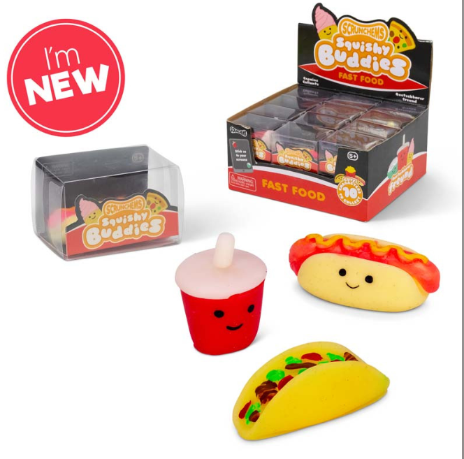 Scrunchems Squishy Buddies - Fast Food